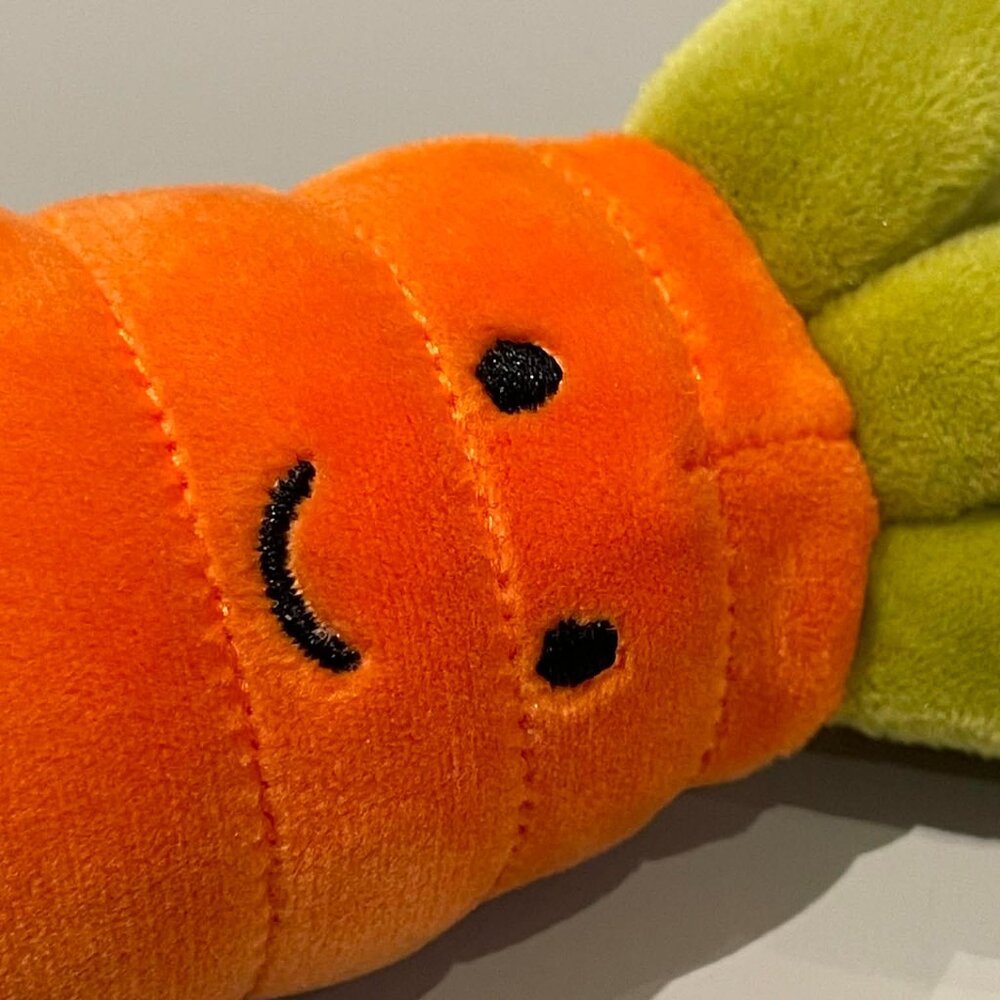 Jellycat Vivacious Vegetable Carrot (Retired)  9”  VEUC